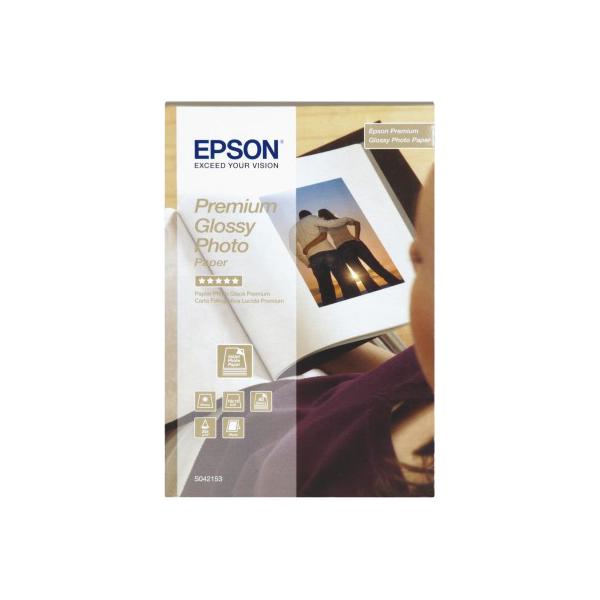 Epson Premium Glossy Photo Paper - 10x15cm - 40 Fogli (PREM GLOSS P/PAPER 10X15 40 SHEETS)EpsonC13S042153