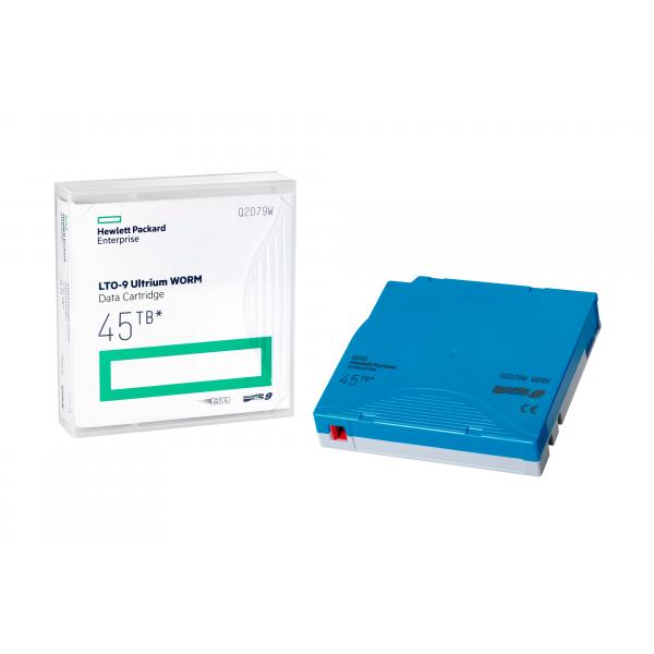 HPE LTO-9 Ultrium 45TB WORM Data Cartridge (HPE LTO ULTRIUM WORM 9 18TB/45TB,LIGHT BLUE)HpeQ2079W