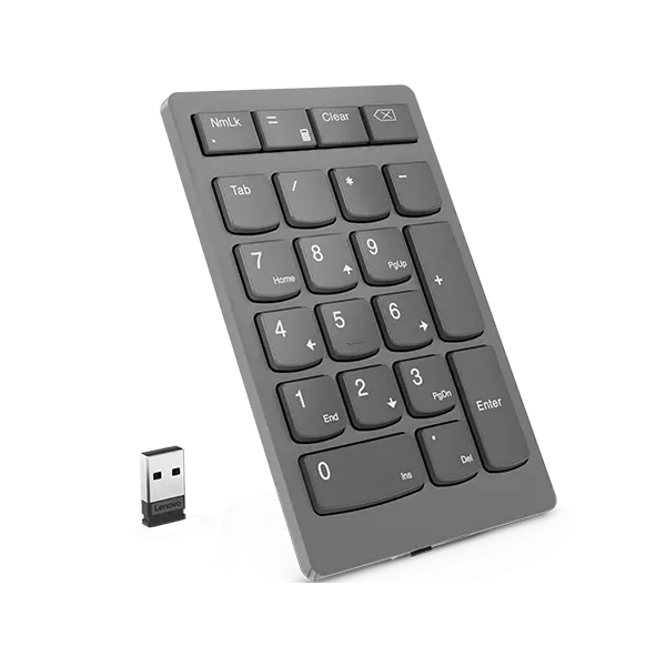 Lenovo 4Y41C33791 tastierino numerico Universale RF Wireless Grigio (LENOVO NUMERIC KEYPAD - WIRELESS)Lenovo4Y41C33791