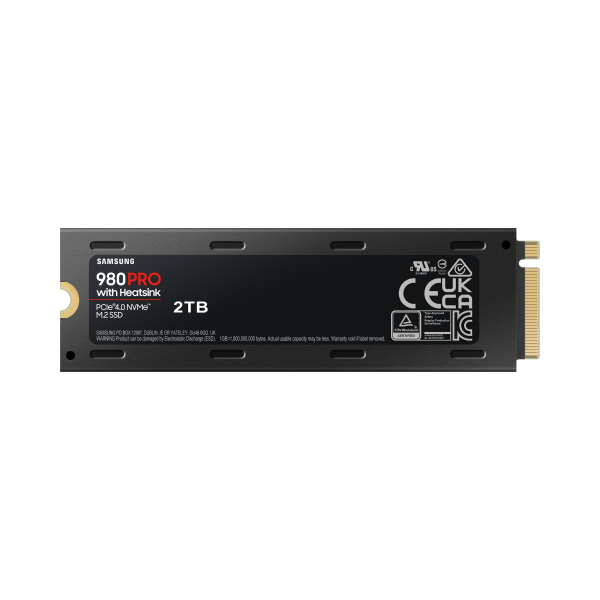 Samsung 980 Pro 2 TB M.2 PCI Express 4.0 NVMe V-NAND MLC (M.2 980 PRO HEATSINK 2TB)SamsungMZ-V8P2T0CW