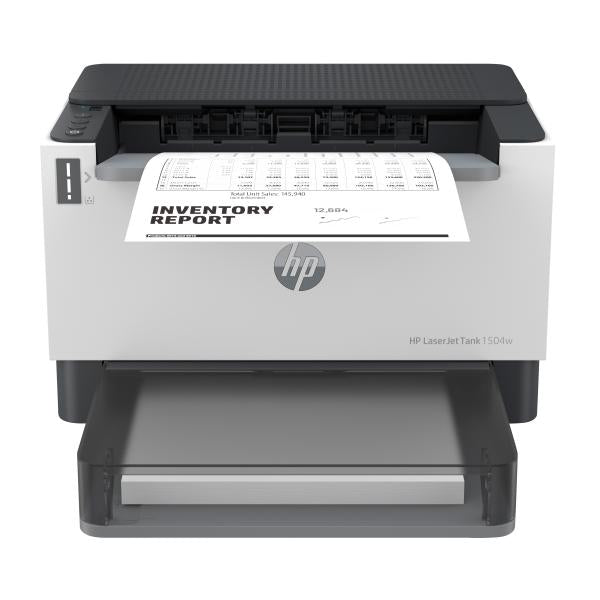 HP LaserJet Tank 1504w Wireless Bianco e nero Stampante (Laserjet Tank 1504W Printer, - Black And White, Printer For - Business, Print, Compact Size Energy Efficient Dualband Wi-Fi - Warranty: 12M)Hp2R7F3A