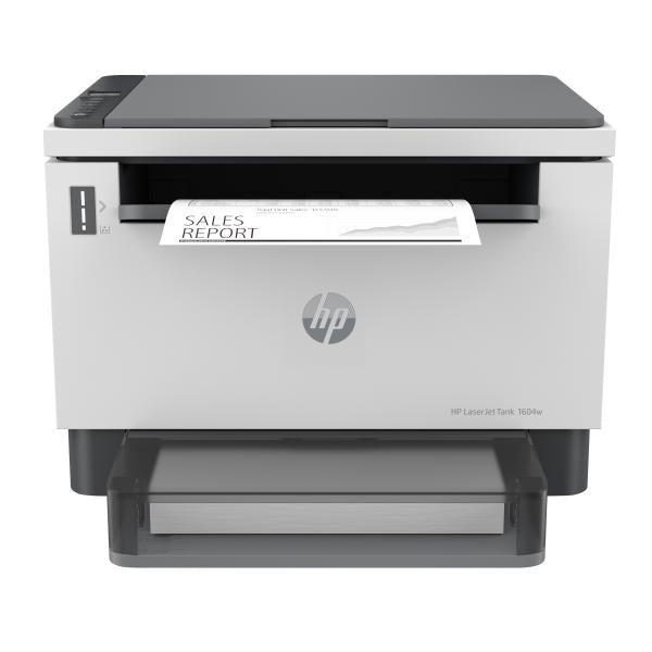 HP LaserJet Tank 1604w Wireless Multifunction Bianco e nero Stampante, Fotocopiatrice, scanner (Laserjet Tank Mfp 1604W - Printer, Black And White, - Printer For Business, Print, Copy, Scan, Scan To Email Scan To Pdf - Warranty: 12M)Hp381L0A