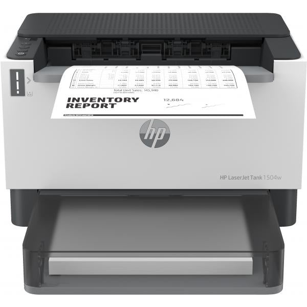 HP LaserJet Tank 1504w Wireless Bianco e nero Stampante (Laserjet Tank 1504W Printer, - Black And White, Printer For - Business, Print, Compact Size Energy Efficient Dualband Wi-Fi - Warranty: 12M)Hp2R7F3A#B19