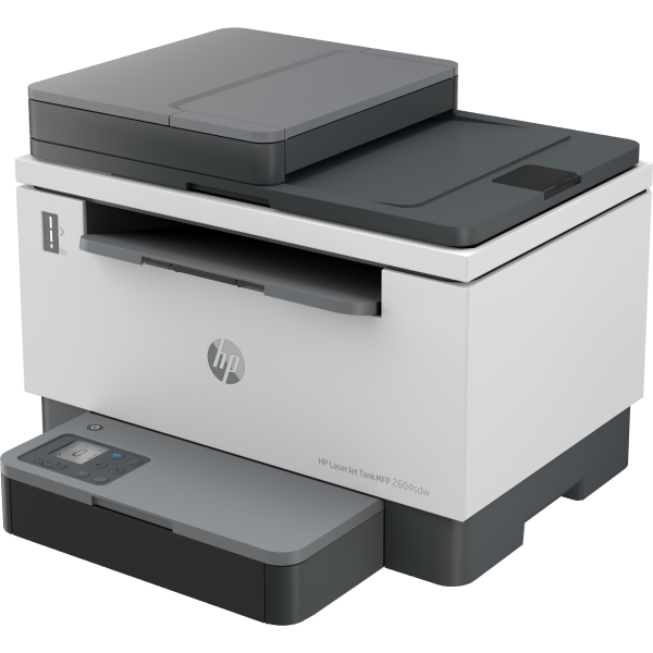 HP LaserJet Tank 2604sdw Wireless Multifunction Bianco e nero Stampante, Fotocopiatrice, scanner; Fronte/retro (Laserjet Tank Mfp 2604Sdw - Printer, Black And White, - Printer For Business, Two-Sided Printing Scan To Email Scan To Pdf - Warranty: 12M...