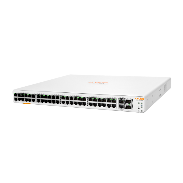 HPE Aruba Networking Networking Instant On Switch 48p Gigabit 2p 10GBT 2p SFP+ 1960 (HPE Networking Instant On 1960 48G 2XGT 2SFP+ Switch)HpeJL808A