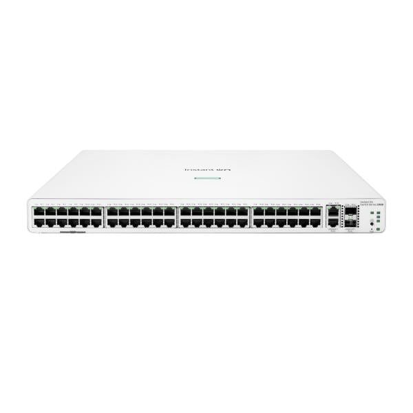 HPE Aruba Networking Networking Instant On Switch 48p Gigabit 2p 10GBT 2p SFP+ 1960 (HPE Aruba Switch 1960 48G 2XGT 2SFP+ JL808A Aruba Instant On)HpeJL808A