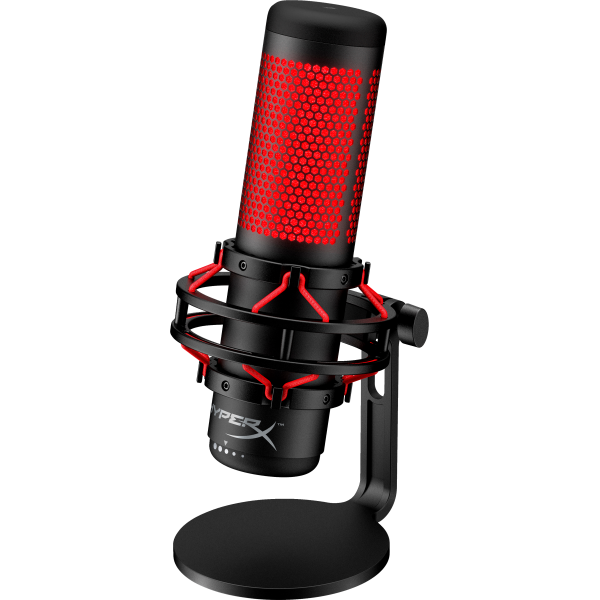 HyperX QuadCast Rosso Microfono per PC (HyperX QuadCast Blk-Rd HyperX-MICQC-BK)Hp4P5P6AA