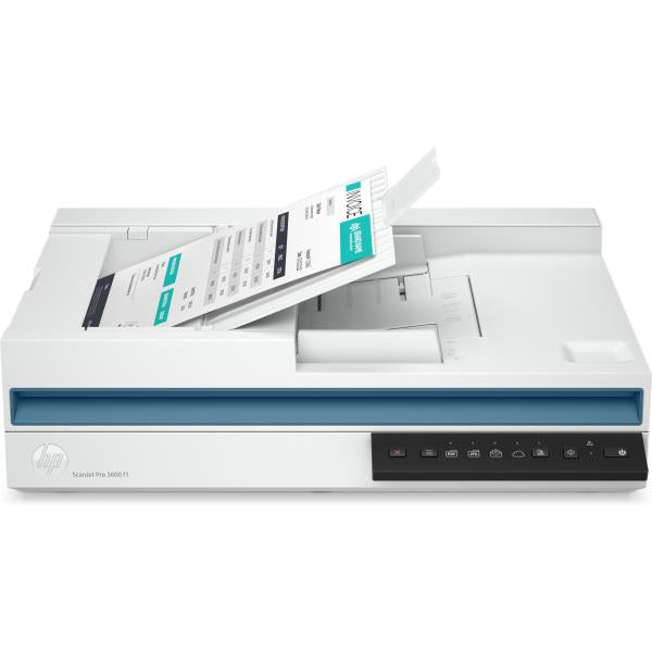 HP ScanJet Pro 3600 f1 Scanner piano 1200 x 1200 DPI A4 Bianco (HP SCANJET PRO 3600 F1 SCANNER)Hp20G06A#B19