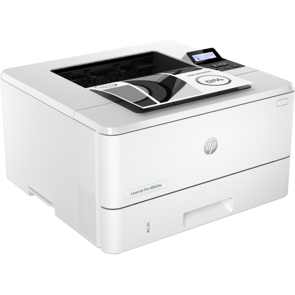HP LaserJet Pro 4002dw Wireless Bianco e nero Stampante, Solo Ethernet (Laserjet Pro 4002Dw Printer, - Print, Two-Sided Printing - Fast First Page Out Speeds Compact Size Energy Efficient Strong Security - Warranty: 12M)Hp2Z606F