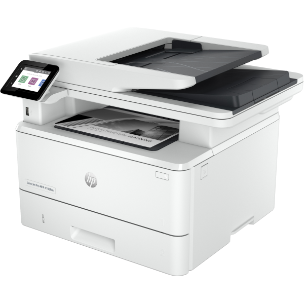 HP LaserJet Pro 4102fdn Multifunction Bianco e nero Stampante, Solo Ethernet; Fotocopiatrice, scanner (Laserjet Pro Mfp 4102Fdn - Printer, Black And White, - Printer For Small Medium Business, Print, Copy, Scan, Fax, Instant Ink Eligible - Warranty: ...