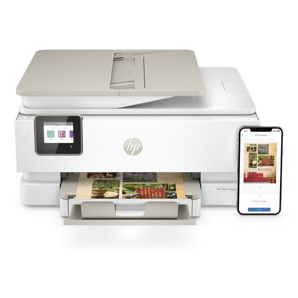 HP ENVY Inspire 7920e Wireless All-in-One Colore Stampante, Instant Ink; Fotocopiatrice, scanner (ENVY Inspire 7920e Thermal - inkjet A4 4800 x 1200 DPI 15 - ppm Wi-Fi - Warranty: 12M)Hp242Q0B#629