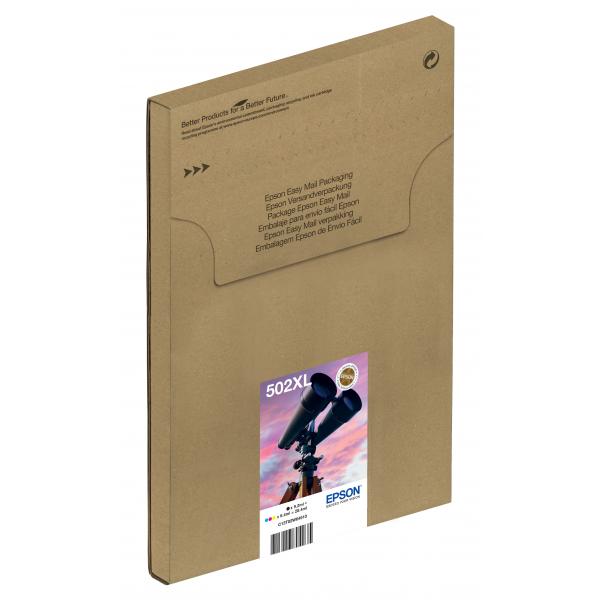 Epson Multipack 4-colours 502XL EasyMail (Epson 502XL Multipack - 4 pakker - gul)Epson8715946704975C13T02W64510