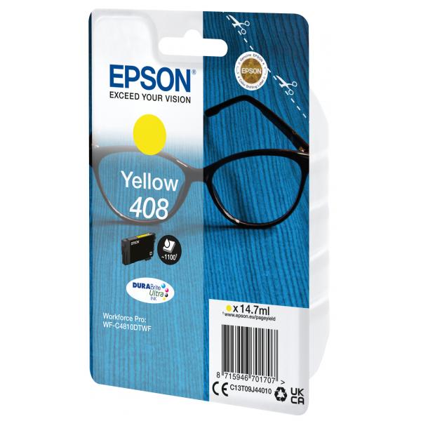 Epson Inchiostro giallo singolo DURABrite Ultra Occhiali 408 (SINGLE YELLOW 408 DURABRITE INK)Epson8715946701707C13T09J44010
