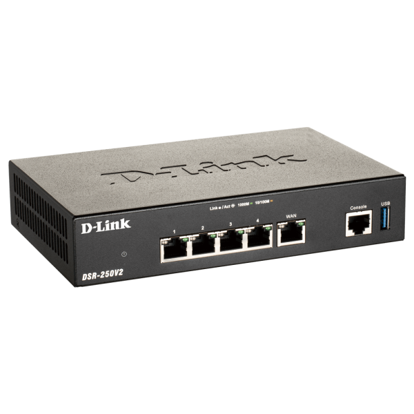 D-Link DSR-250V2 router wireless Gigabit Ethernet Nero (D-Link DSR-250V2 - router - desktop)D-linkDSR-250V2