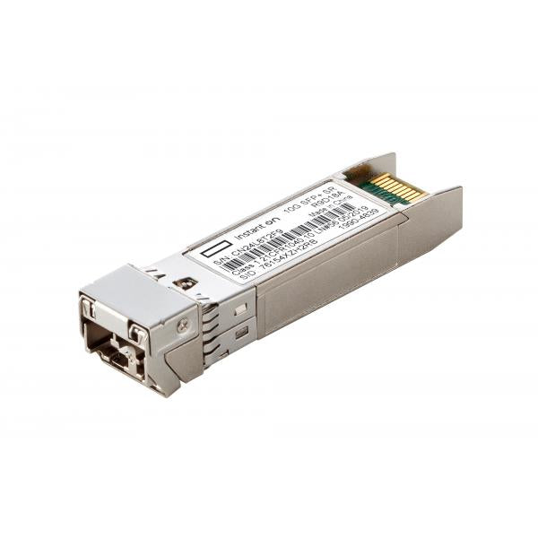 HPE Aruba Networking Networking Instant On 10G SFP+ LC SR 300m OM3 MMF Transceiver (ARUBA ION 10G SFP+ LC SR 300M - MMF XCVR)Hpe0190017566955R9D18A