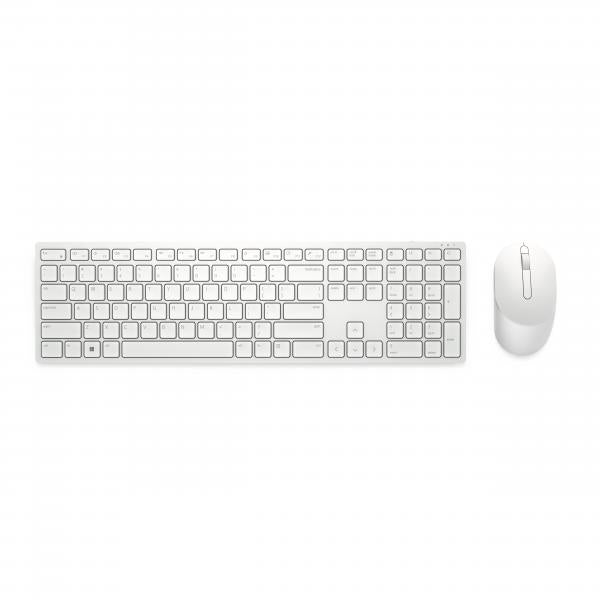 DELL KM5221W-WH tastiera Mouse incluso Ufficio RF Wireless QWERTY US International Bianco (Dell Pro KM5221W - tastatur og mus-s?t)DellKM5221W-WH-INT