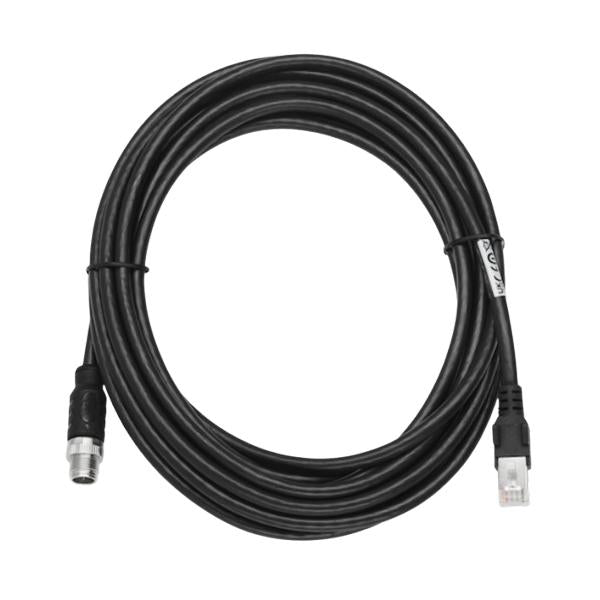 Zebra CBL-ENT00500-M1200 cavo di rete Nero 5 m (CABLE ETHERNET 5M X-CODED M12 - TO RJ45 STANDARD FLEX)ZebraCBL-ENT00500-M1200