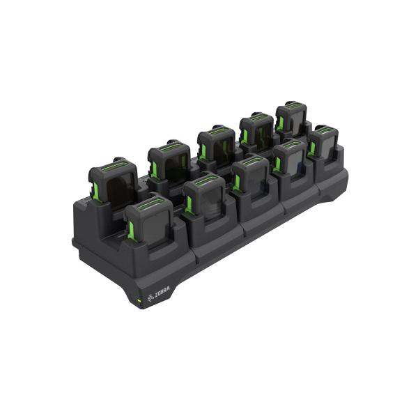 Zebra CRD-WS5X-10SCV-01 Caricabatterie per dispositivi mobili Lettore di codice a barre Nero AC Interno (WS50 CONVERGED 10-SLOT CHARGE - ONLY CRADLE ENABLES CHARGING OF)ZebraCRD-WS5X-10SCV-01