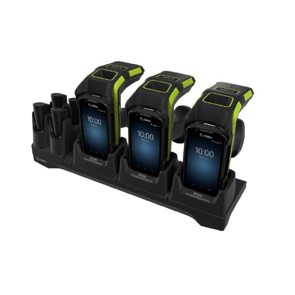 Zebra CR90-3S4T-TC5-G-01 Caricabatterie per dispositivi mobili Computer portatile Nero AC Interno (RFD90 3 DEV /4 TOASTER SLOTS CO - CRADLE SUPP F/ TC51/52/52X/52AX)ZebraCR90-3S4T-TC5-G-01