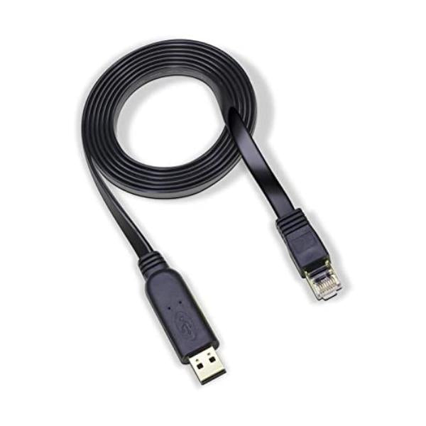 HPE Aruba Networking USBA-RJ45 PIN3TX-6RX 2.5m Cable (ARUBA USB-A TO RJ45 PIN3TX-6RX - CABLE)HpeR8Z87A