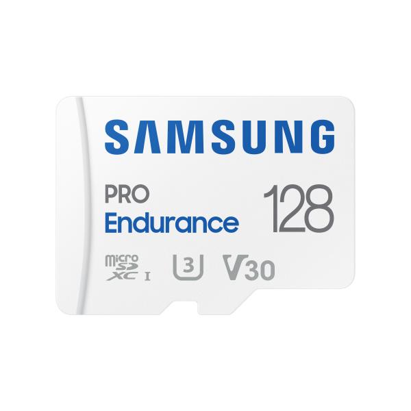 Samsung MicroSD PRO Endurance 128 GB (SAMSUNG PRO ENDURANCE MICROSD 128GB,VIDEO CLASS V30/UHS-I U3/CLASS10)Samsung8806092767256MB-MJ128KA/EU