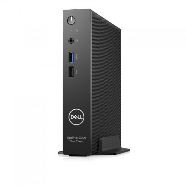 DELL OptiPlex 3000 2 GHz Wyse ThinOS 1,1 kg Nero N5105 (Dell OptiPlex 3000 Thin Client - Thin client - DTS - 1 x Celeron N5105 / 2 GHz - RAM 4 GB - flash - eMMC 32 GB - UHD Graphics - GigE - Dell ThinOS -monitor: nessuno - nero - BTS - con 3 anni di ...