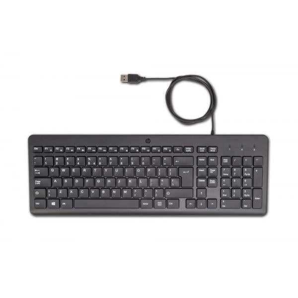 HP Tastiera cablata 150 (150 Wired Keyboard Euro - Warranty: 3M)Hp664R5AA#ABB