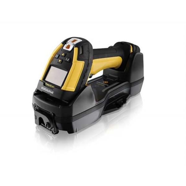 Datalogic PM9600-DHP433RBK10 lettore di codici a barre Lettore di codici a barre portatile 1D/2D Laser Nero, Giallo (PM9600 HI PERF 433MHZ - DISPLAY/4-KEY KEYPAD REMOVABLE B)DatalogicPM9600-DHP433RBK10