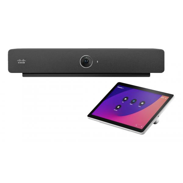 Cisco Webex Room Bar sistema di conferenza 12 MP Collegamento ethernet LAN Sistema di videoconferenza di gruppo (Cisco Webex Room Bar - Dispositivo per video conferenza - carbonio - con supporto a parete Room Navigator)Cisco0889728453998CS-BAR-W-C-K9
