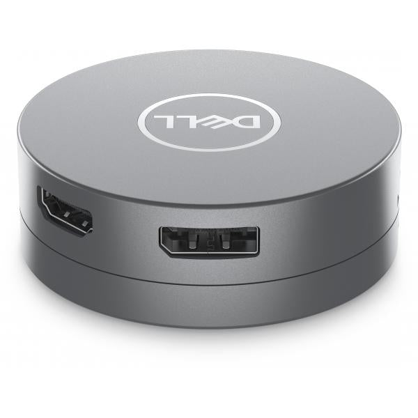 DELL Adattatore multiporta 6-in-1 USB-C , DA305 (Dell 6-in-1 Multiport Adapter DA305 - Docking station - USB-C - HDMI, DP, USB-C - 1GbE)DellDELLDA305Z