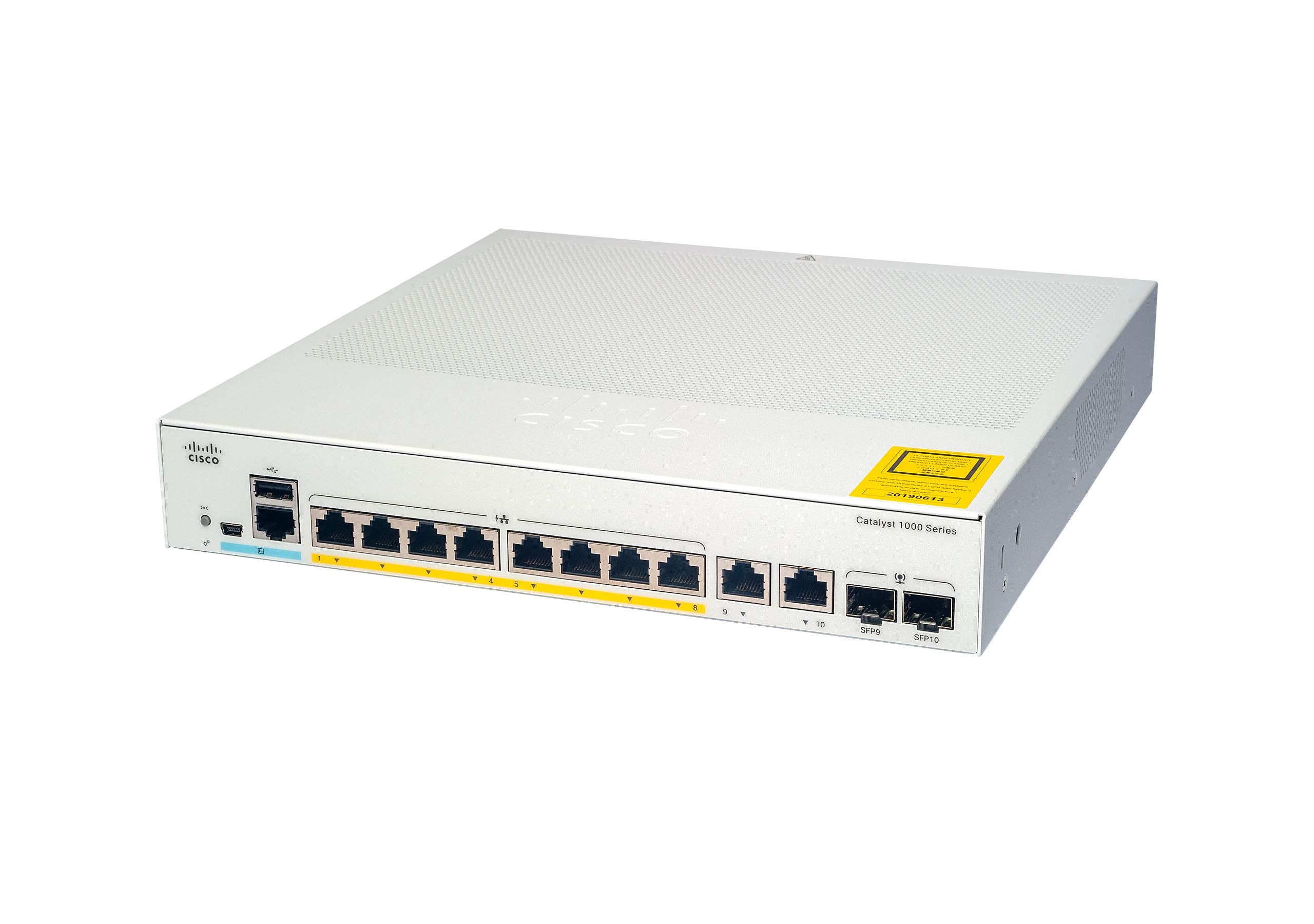 Cisco CATALYST 1000 8PORT GE, POE, EXT PS, 2X1G SFP (al. est)