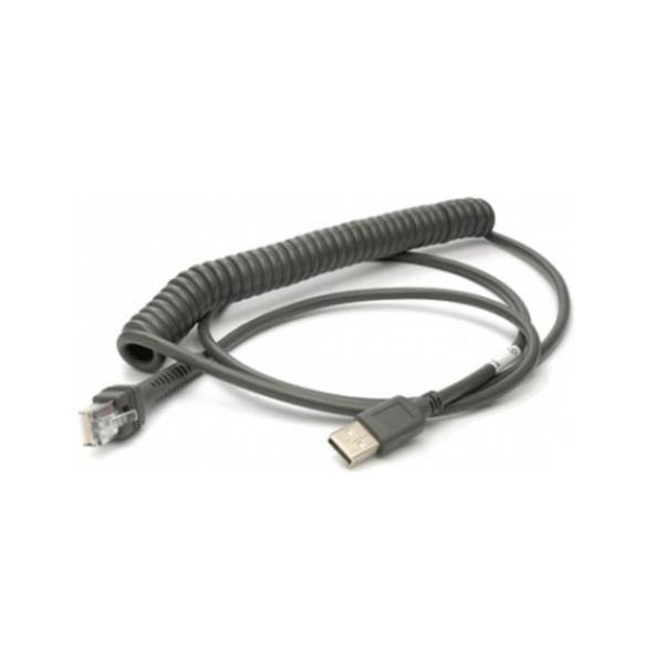 Datalogic 90A052285 lettero codici a barre e accessori Cavo USB (CABL USB TYPE ATPUW COILED 2.4M - BLK 2.4M BLK)Datalogic90A052285