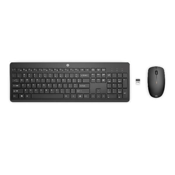 HP Combo tastiera e mouse wireless 230 (230 Wireless Mouse and - Keyboard Combo - Italy - Warranty: 1M)Hp18H24AA#ABZ