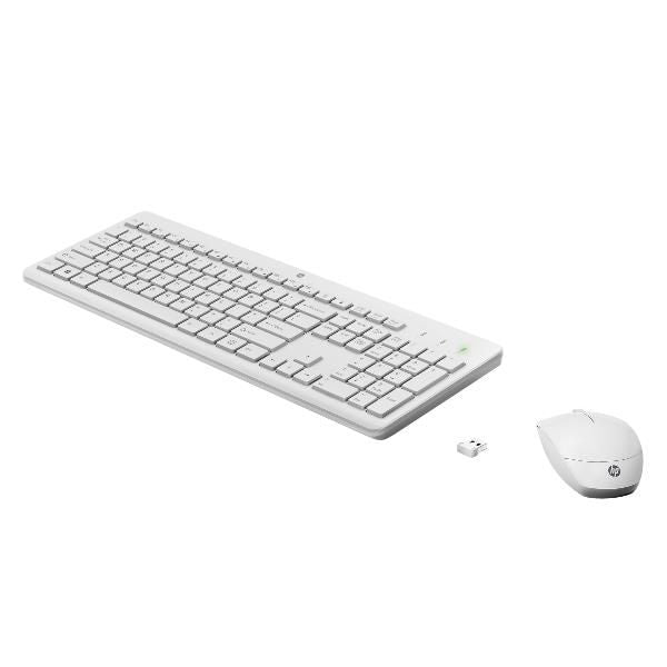 HP Combo tastiera e mouse wireless 230 (230 Wireless Mouse and - Keyboard Combo - Italy - Warranty: 3M)Hp3L1F0AA#ABZ