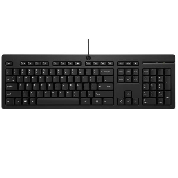 HP Tastiera 125 Wired (125 Wired Keyboard Spanish - Warranty: 12M)Hp266C9AA#ABE