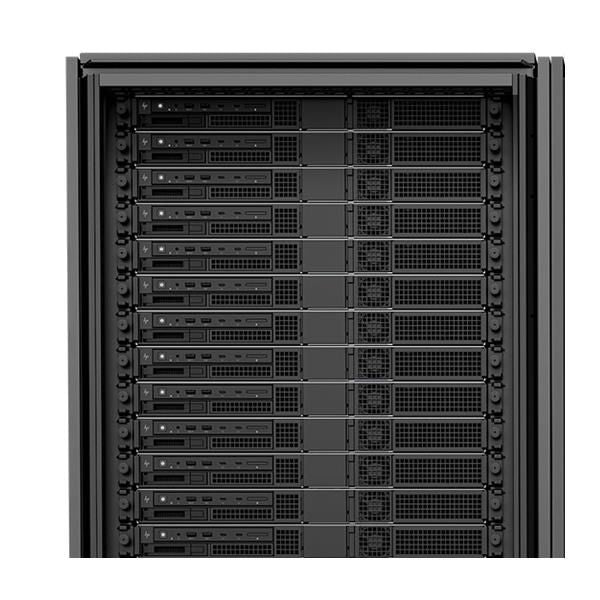 HP Z4 Rack G5 Workstation Wolf Pro Security Edition Intel Xeon w3 w3-2425 64 GB DDR5-SDRAM 2 TB SSD NVIDIA RTX A1000 Windows 11 Pro Telaio montato a rack Stazione di lavoro AI Workstation Nero (HP Workstation Z4 G5 - AI Workstation - montabile in rac...