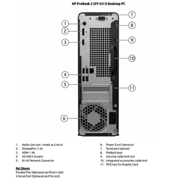 HP ProDesk 2 SFF G1i E Intel Core i5 i5-14400 16 GB DDR5-SDRAM 256 GB SSD Windows 11 Pro PC Nero (HP ProDesk 2 G1i E - SFF Core i5 i5-14400 / fino a 4.7 GHz - RAM 16 GB - SSD 256 GB - NVMe - UHD Graphics 730 - Gigabit Ethernet - Win 11 Pro -monitor: ...