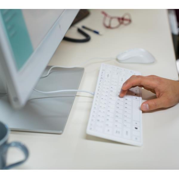 HP Tastiera e mouse USB Healthcare Edition (USB Keyboard Healthcare - Edition - Italy - Only - Keyboard, no mouse - Warranty: 12M)Hp1VD81AA#ABZ