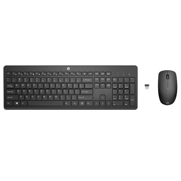 HP Combo tastiera e mouse wireless 235 (235 Wireless Mouse and - Keyboard Combo - Warranty: 12M)Hp1Y4D0UT#ABZ