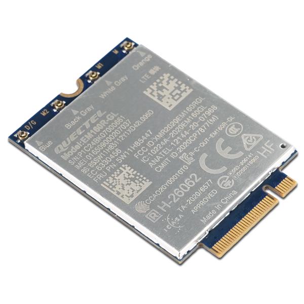 Lenovo 4XC1Q24436 scheda di rete e adattatore Interno WWAN 1000 Mbit/s (LEN QUECTEL EM160R-GL 4G LTEA C16M2)Lenovo4XC1Q24436