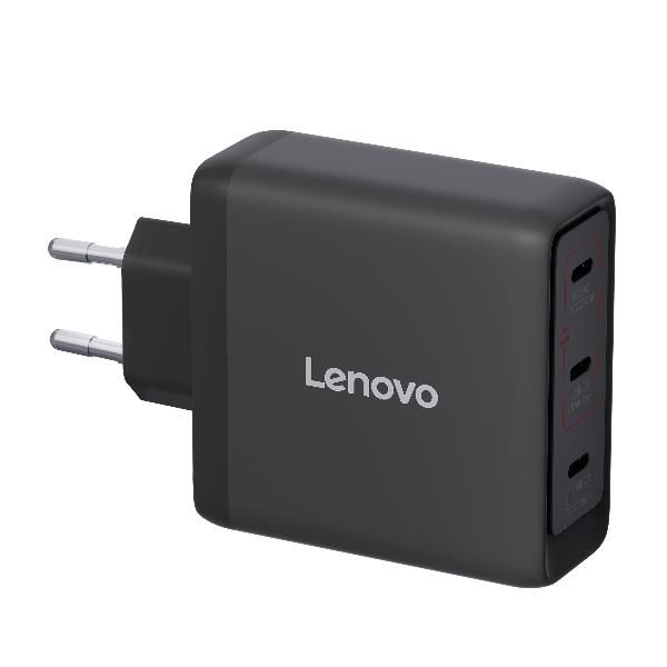 Lenovo 40AW100BEU Caricabatterie per dispositivi mobili Universale Nero AC Interno (LENOVO MULTI-PORT USB-C 100W - GAN CHARGER BLACK -EU)Lenovo40AW100BEU