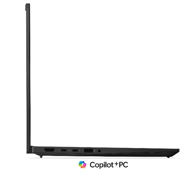 Lenovo ThinkPad E14 Gen 8 21Y6 - Copilot+ PC - Intel Core Ultra 7 - 355 / fino a 4.7 GHz - Win 11 Pro - Intel Graphics - 32 GB RAM - 1 TB SSD TCG Opal Encryption 2, NVMe - 14 IPS 1920 x 1200 - Gigabit Ethernet - Wi-Fi 7, Bluetooth - nero - tast: ital...