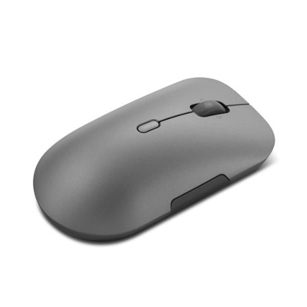 Lenovo Pro Plus 6050 mouse Ufficio Ambidestro RF senza fili + Bluetooth Ottico 2400 DPI (Lenovo Pro Plus 6050 - Mouse - multi-modalit - ottica - 6 pulsanti - senza fili - Bluetooth 5.3, 2.4 GHz - ricevitore wireless USB - grigio lunare - confezione b...