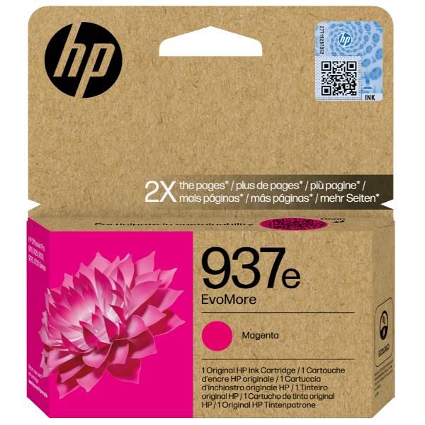 HP Cartuccia di inchiostro magenta originale 937e EvoMore (HP 937E EVOMORE MAGENTA - ORIGINAL INK CARTRIDGE)Hp4S6W7NE#LS1