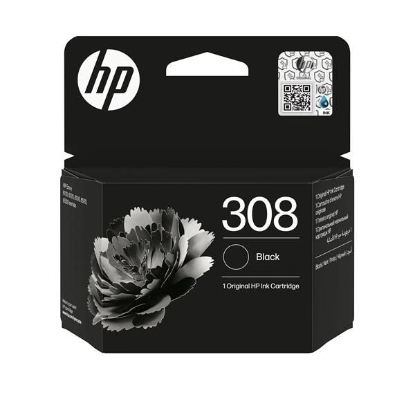 HP Cartuccia di inchiostro nero originale 308 (HP 308 Black Original Ink Cartridge)Hp7FP21UE#301