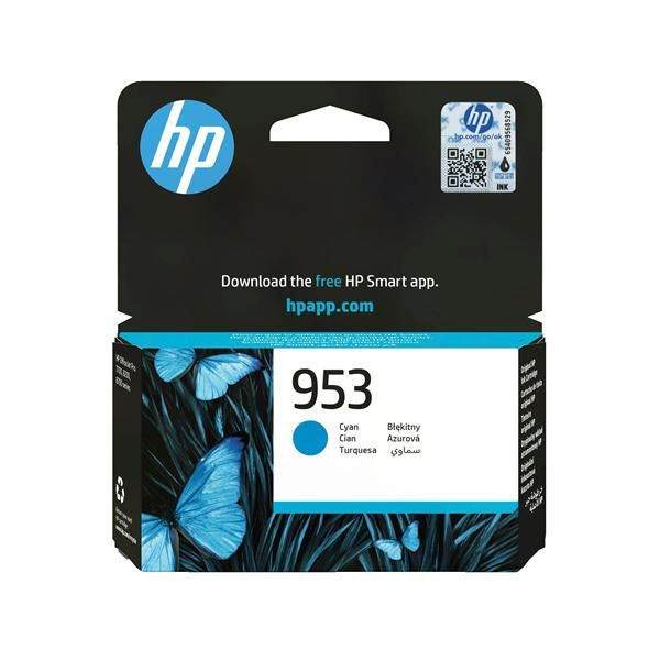 HP Cartuccia di inchiostro originale ciano 953 (HP 953 CYAN ORIGINAL INK - CARTRIDGE)HpF6U12AE#LS1