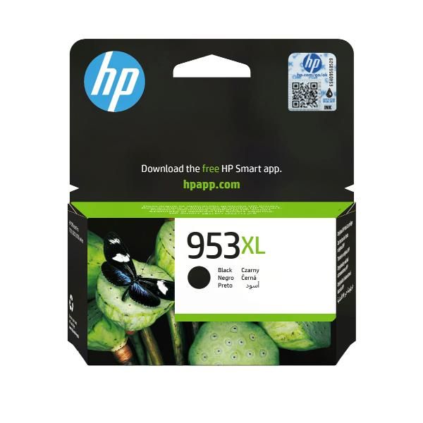HP Cartuccia di inchiostro nero originale ad alta capacità 953XL (HP 953XL HIGH YIELD BLACK - ORIGINAL INK CARTRIDGE)HpL0S70AE#LS1