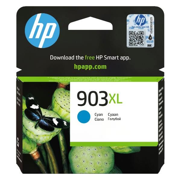 HP Cartuccia di inchiostro ciano originale ad alta capacità 903XL (HP 903XL HIGH YIELD CYAN - ORIGINAL INK CARTRIDGE)HpT6M03AE#LS1
