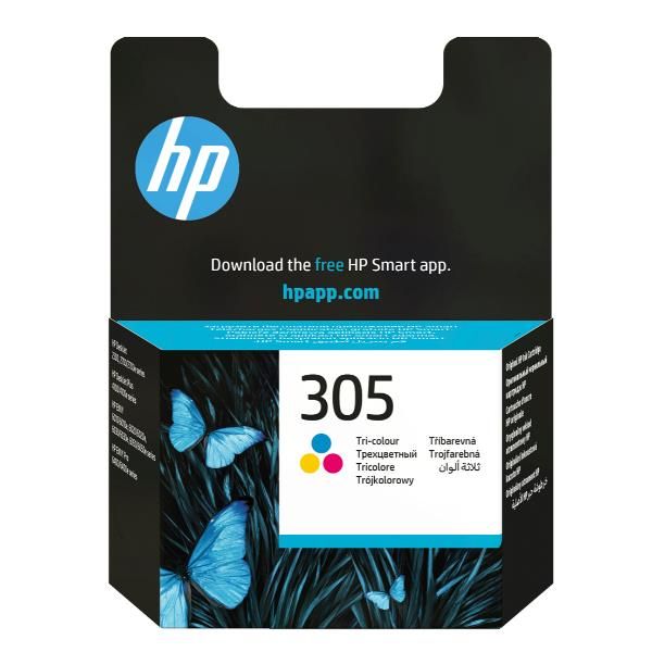 HP Cartuccia di inchiostro tricromia originale 305 (HP 305 TRI-COLOR ORIGINAL INK - CARTRIDGE)Hp3YM60AE#LS1
