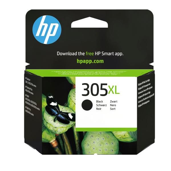 HP Cartuccia di inchiostro nero originale ad alta capacità 305XL (HP 305XL BLACK INK CARTRIDGE)Hp3YM62AE#LS1